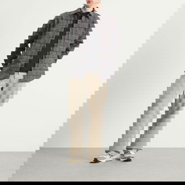 Košeľa Portuguese Flannel Flannel Herringbone Plaid Overshirt Rôznofarebný | AW25076-GRY, 4