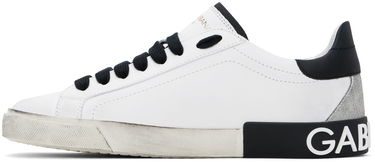 Tenisky a topánky Dolce & Gabbana Off-White Portofino Vintage Sneakers Biela | CS2203AO277, 2