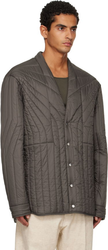 Prešívaná bunda Rick Owens Concordians Long Sleeve Quilted Liner Down Jacket Čierna | RU02E1755 NPT1, 4