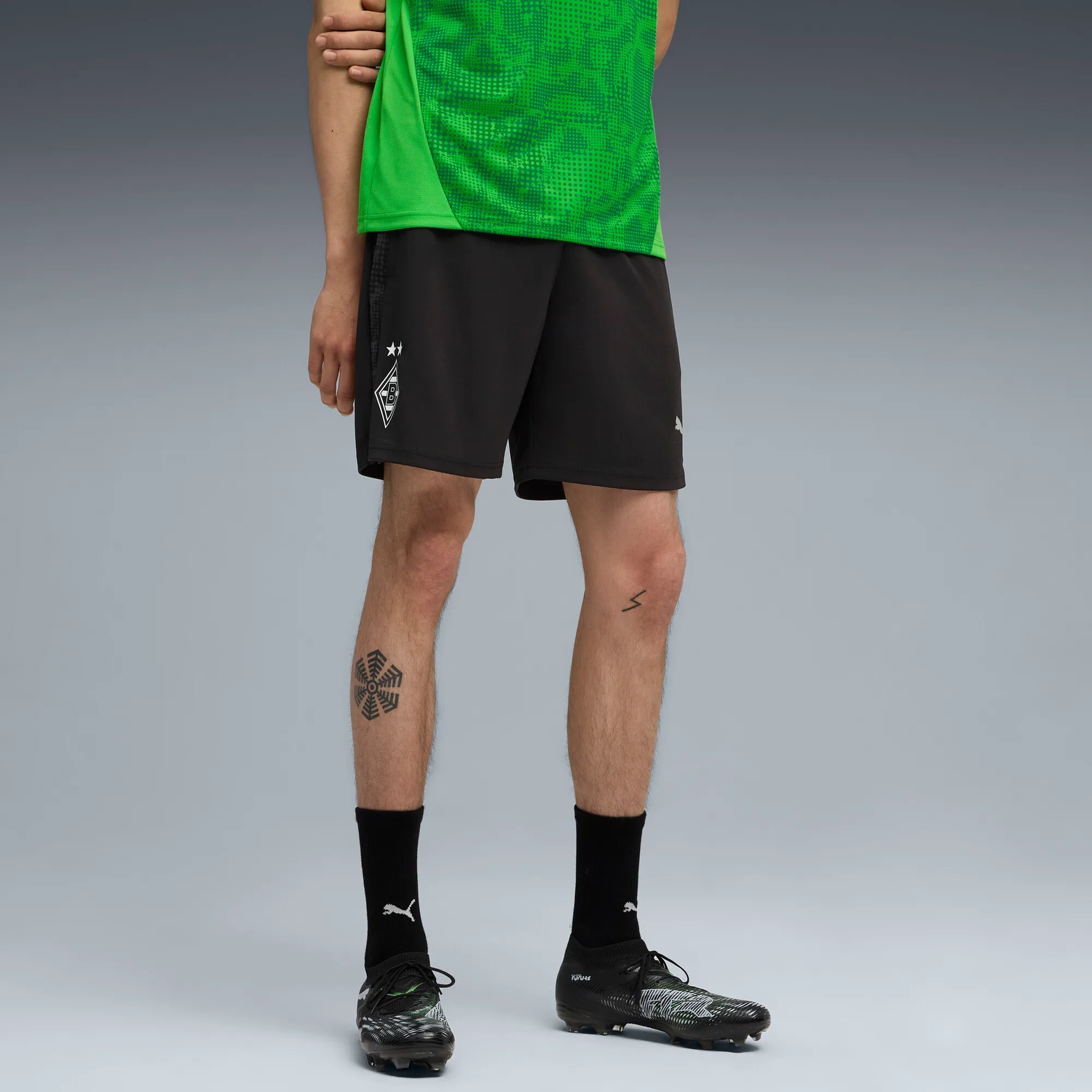 Šortky Puma Borussia Mönchengladbach Training Shorts with Pockets 2025/26 Čierna | 781475-07, 1