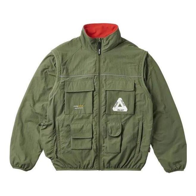 Vetrovka Palace Cordura Zip Off Jacket Zelené | P23JK119