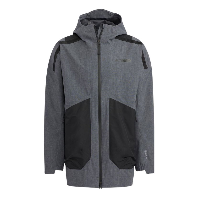Vetrovka adidas Performance Terrex Voyg 3-in-1 Sfs Hooded Jacket Šedá | HN2026