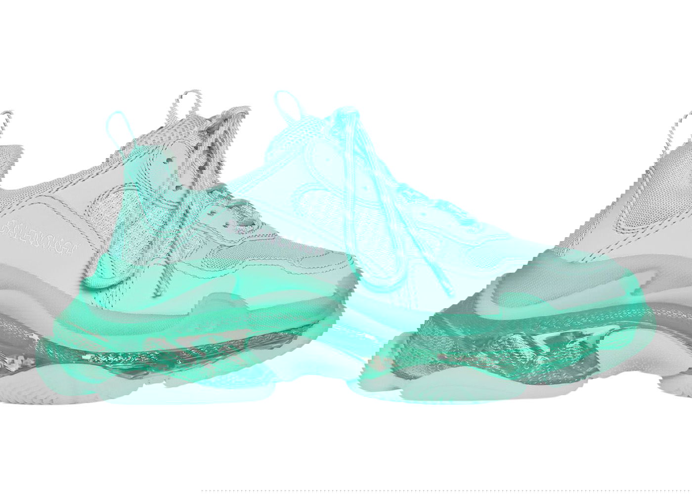 Tenisky a topánky Balenciaga Triple S Clear Sole Green Zelené | 541624W2GA14500, 0