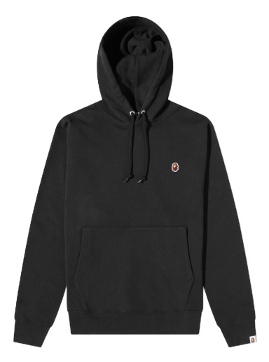 Mikina BAPE Ape Head One Point Relaxed Fit Pullover Hoodie Black Čierna | 001PPJ301014M-BLK