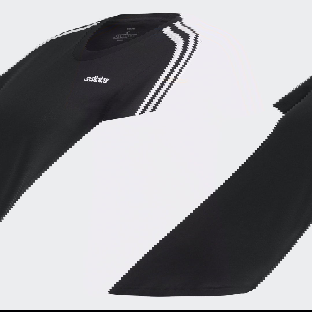 Tričko adidas Originals Essentials 3-Stripes T-shirt Čierna | DP2362, 0