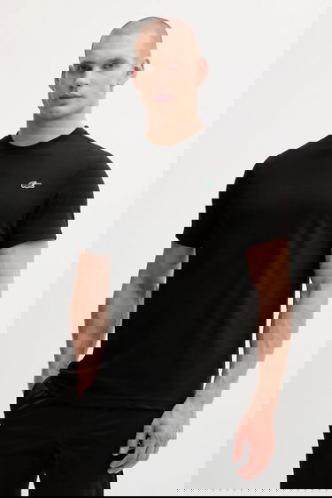 Tričko Lacoste Lacoste Graphic T-Shirt Čierna | TH4780, 2