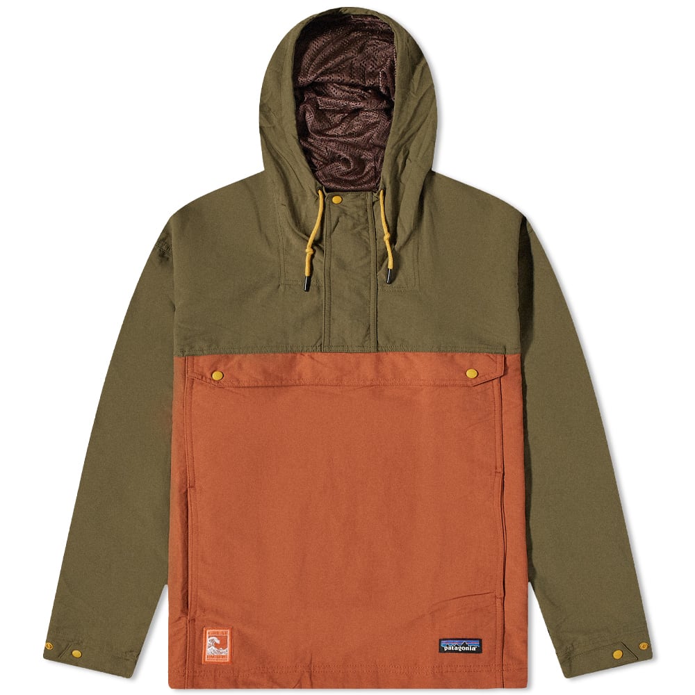 Vetrovka Patagonia Isthmus Anorak Gpiw Patch Zelené | 26515-GPAS, 0