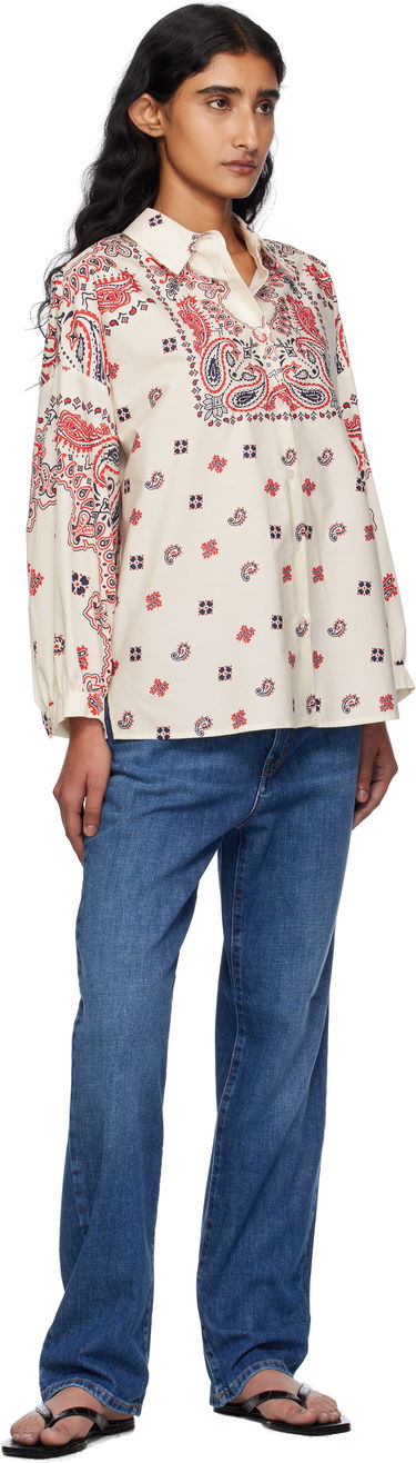 Košeľa Max Mara Weekend Max Mara Adda Paisley Print Shirt Biela | 2525116021600, 3