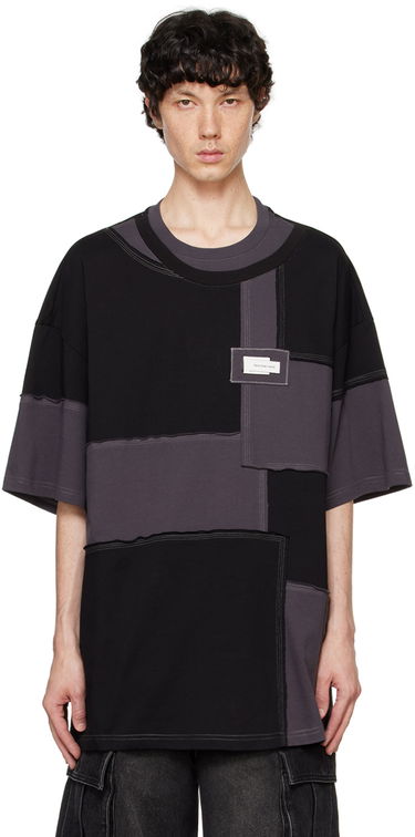 Tričko Feng Chen Wang Feng Chen Wang Patchwork T-Shirt Čierna | FMF18TS01, 0