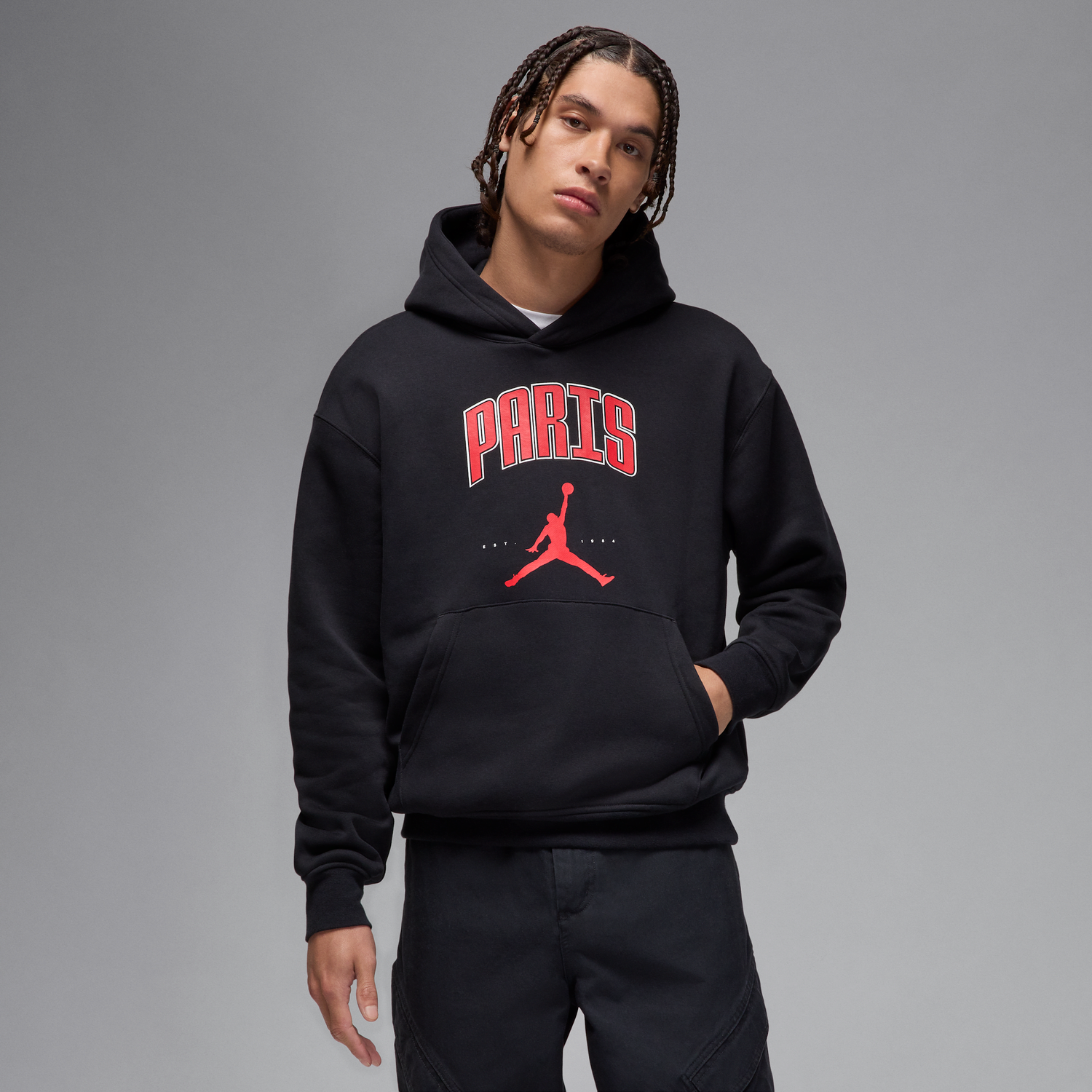 Mikina Jordan Jordan Paris Fleece Hoodie Čierna | HQ0434-010, 1