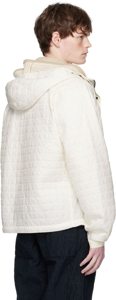 Bunda Stone Island Stone Island Quilted Crinkled Reps Hooded Jacket Biela | K2S15 4100023 S0186, 2