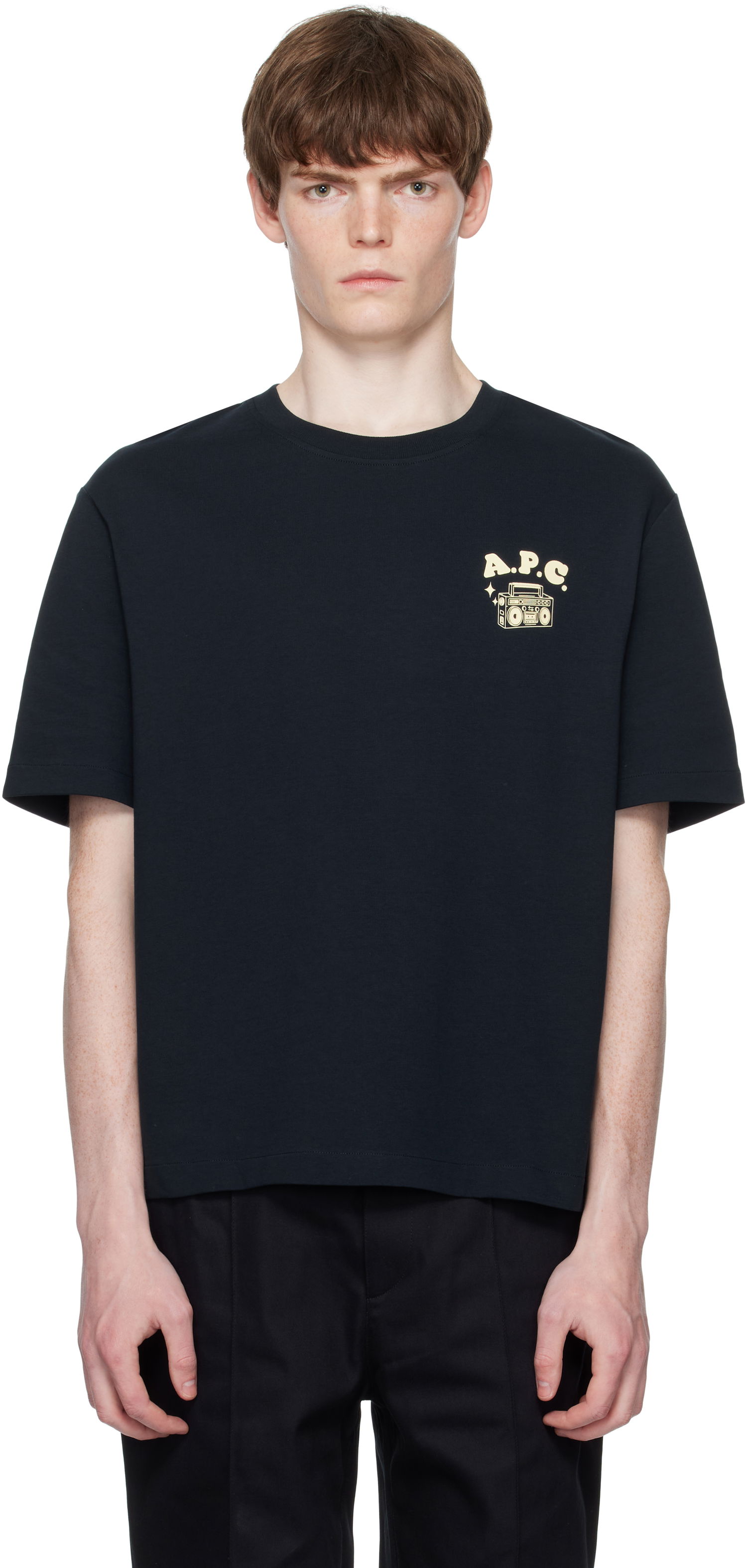 Tričko A.P.C. A.P.C. Disco Graphic T-Shirt Čierna | COHGS-M26530, 0