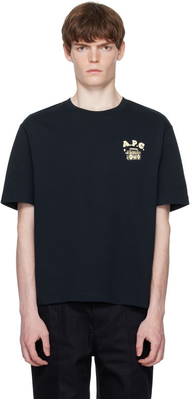 Tričko A.P.C. A.P.C. Disco Graphic T-Shirt Čierna | COHGS-M26530, 0