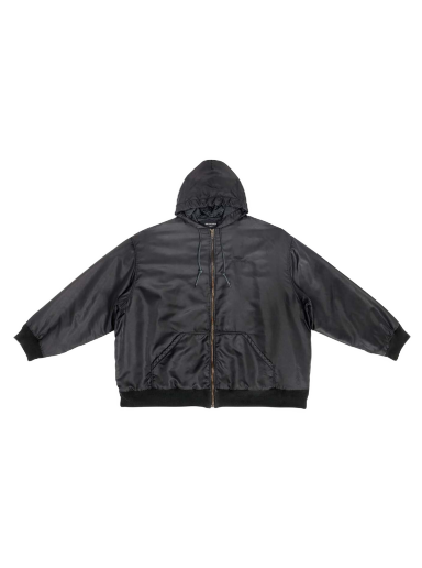 Mikina Balenciaga 3B Sports Icon Padded Zip-Up Hoodie Čierna | 698867TMO131000