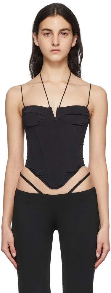 Body Miaou Miaou Aphex Corset Top Čierna | 7046-CL, 0