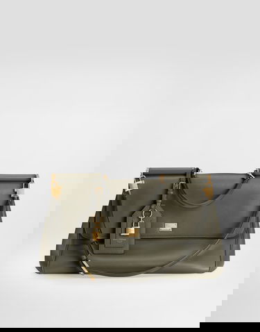 Kabelka Dolce & Gabbana My Sicily Structured Top Handle Bag with Padlock Charm Zelené | BB7814B732180560, 0