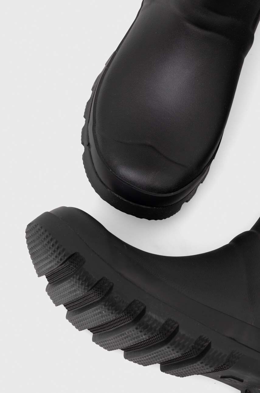 Black Bede Rubber Wellies
