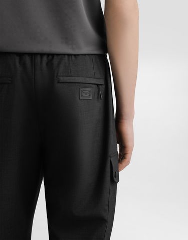 Cargo nohavice Dolce & Gabbana Dolce & Gabbana Wool Canvas Cargo Trousers Čierna | GP14PTFURK8N0542, 1