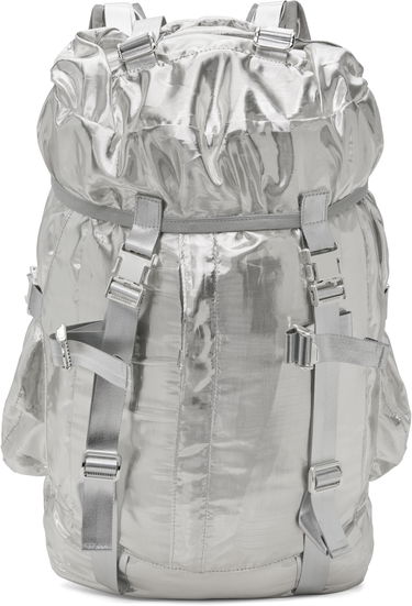 Batoh Junya Watanabe Junya Watanabe Glitter Organdy Backpack Metalická | JO-K202-051-1, 0