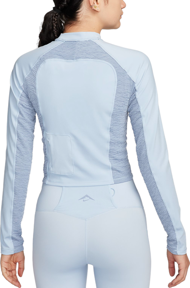 Tričko Nike W NK TRAIL DF LS TOP Tyrkysová | fn4706-440, 1