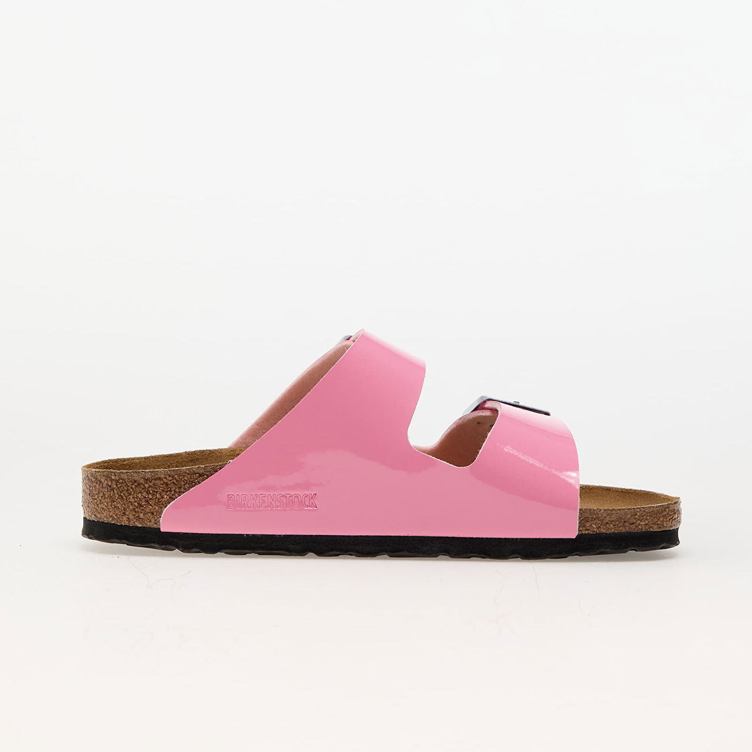Tenisky a topánky Birkenstock Arizona Birko-Flor Patent Patent Candy Pink/Black Ružová | 1026957, 1