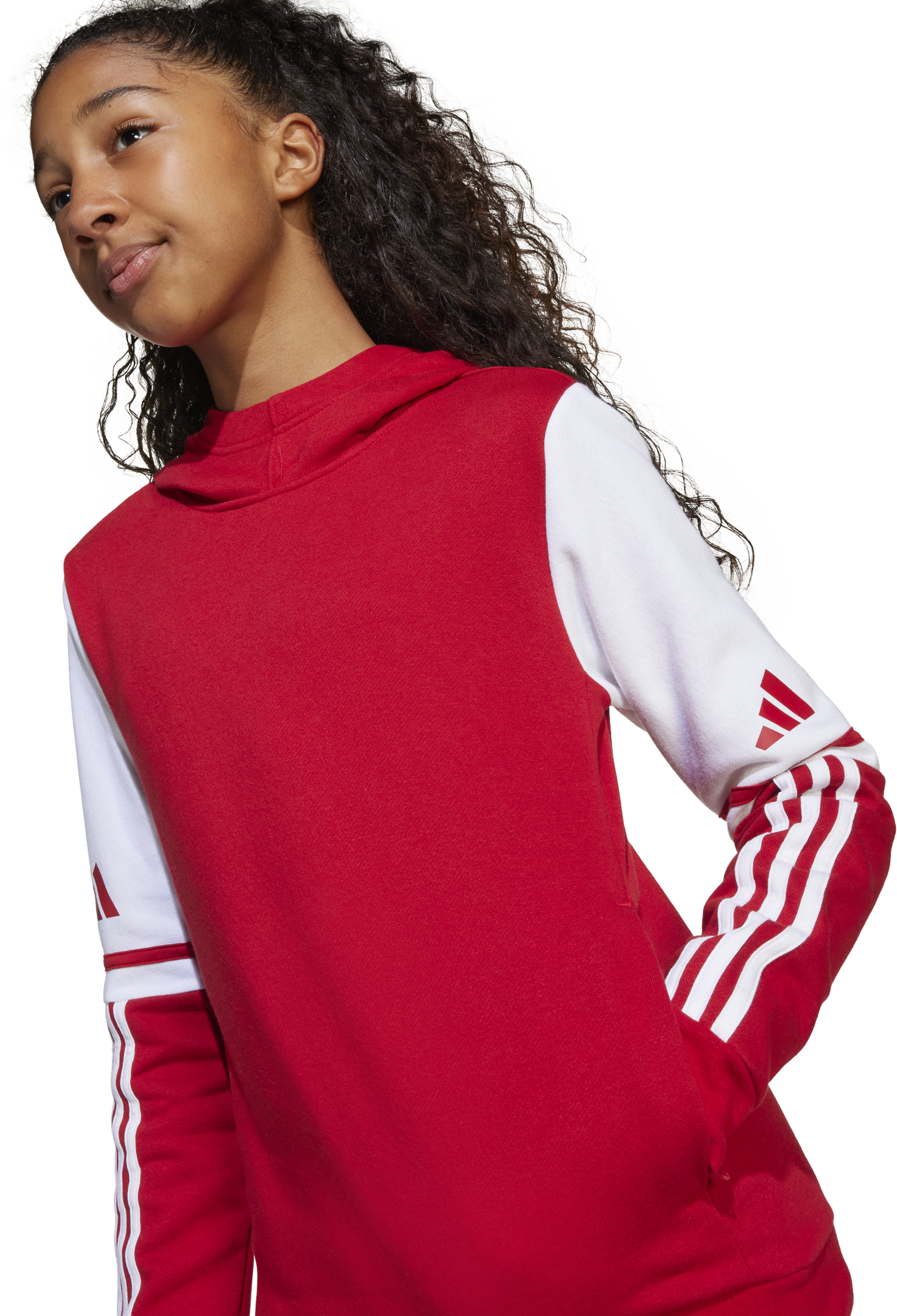Mikina adidas Originals SQ25 SW Hoodie Červená | jd4805, 1