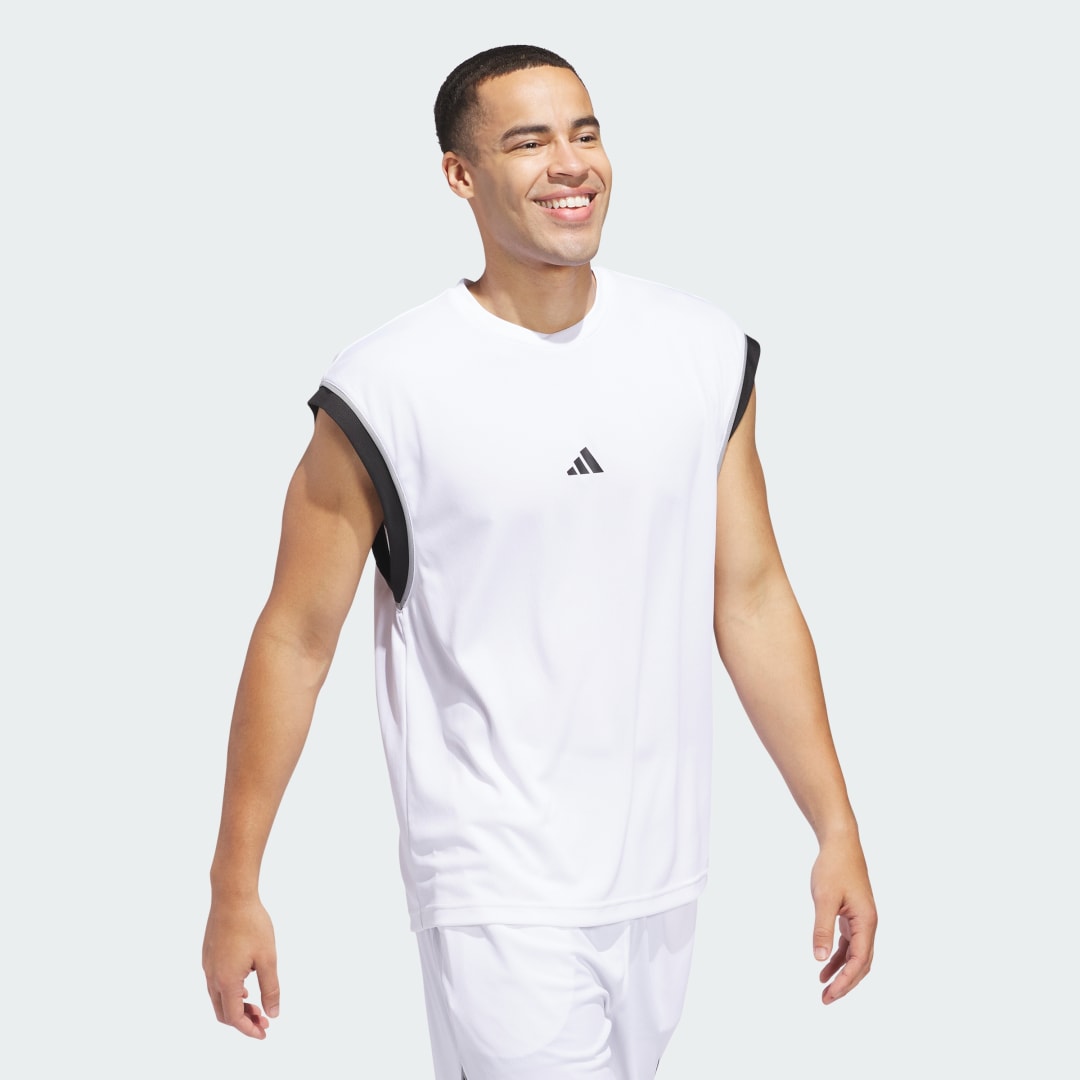 Sleeveless Basketball Shirt