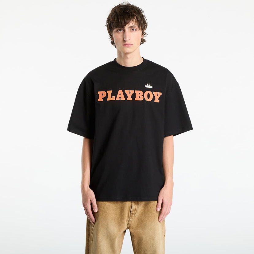 Tričko Footshop Playboy x FTSHP Babe T-Shirt UNISEX Black Čierna | FTSHP_529