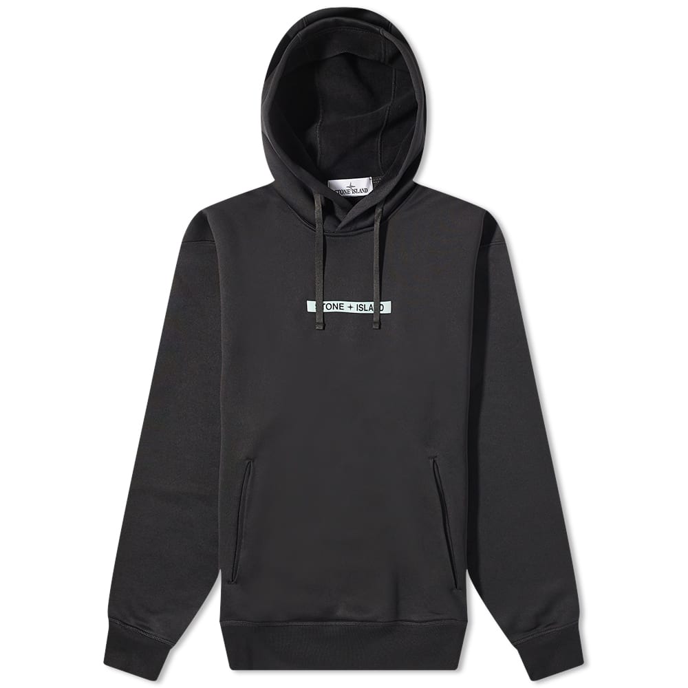 Mikina Stone Island Microbranding Popover Hoodie Čierna | 771560335-V0029, 0
