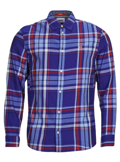 Košeľa Tommy Hilfiger CLSC ESSENTIAL CHECK SHIRT Navy | DM0DM16612-C9B