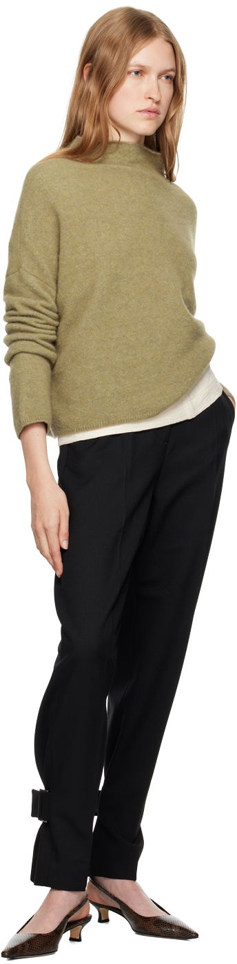 Nohavice TOTEME Slouch Trousers Čierna | 244-WRB0213-FB0314, 3