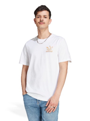 Tričko adidas Originals Graphics Fire Trefoil Tee Biela | II8177