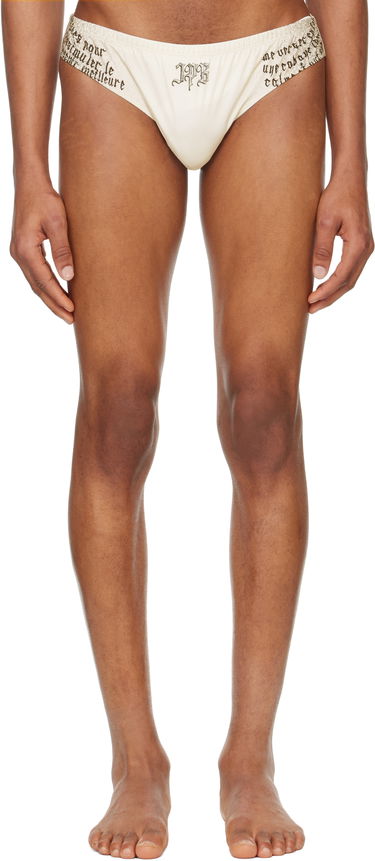 Nohavičky Jean Paul Gaultier Jean Paul Gaultier 'The Tattoo Wings' Swim Briefs Béžová | 25/34-H-SV059-J586-030200, 0
