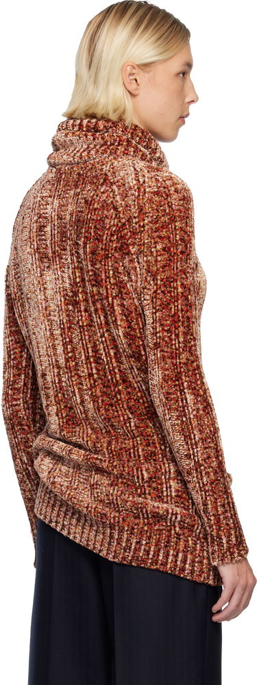 Sveter Dries Van Noten Dries Van Noten Textured Knit Long Viscose Turtleneck Rôznofarebný | 252-011242-2723, 2