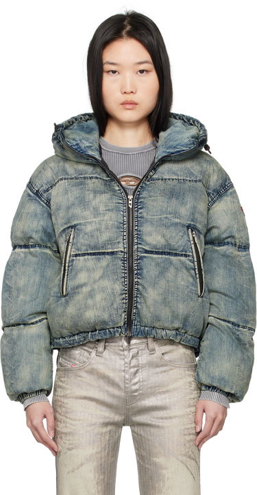 Prešívaná bunda Diesel Denim Puffer Jacket Modrá | A14549 0SKAI, 0