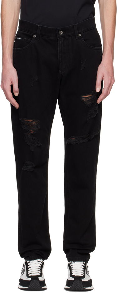 Džínsy Dolce & Gabbana Regular Fit Jeans Čierna | GYJCCDG8LL3, 0
