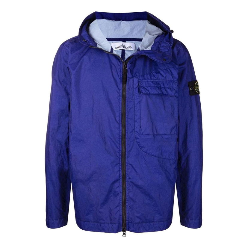 Vetrovka Stone Island Membrana 3L TC Hooded Jacket Modrá | 761540223-V0022