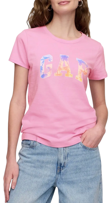 Tričko GAP T-Shirt Classic Logo Ružová | 776775-06, 0