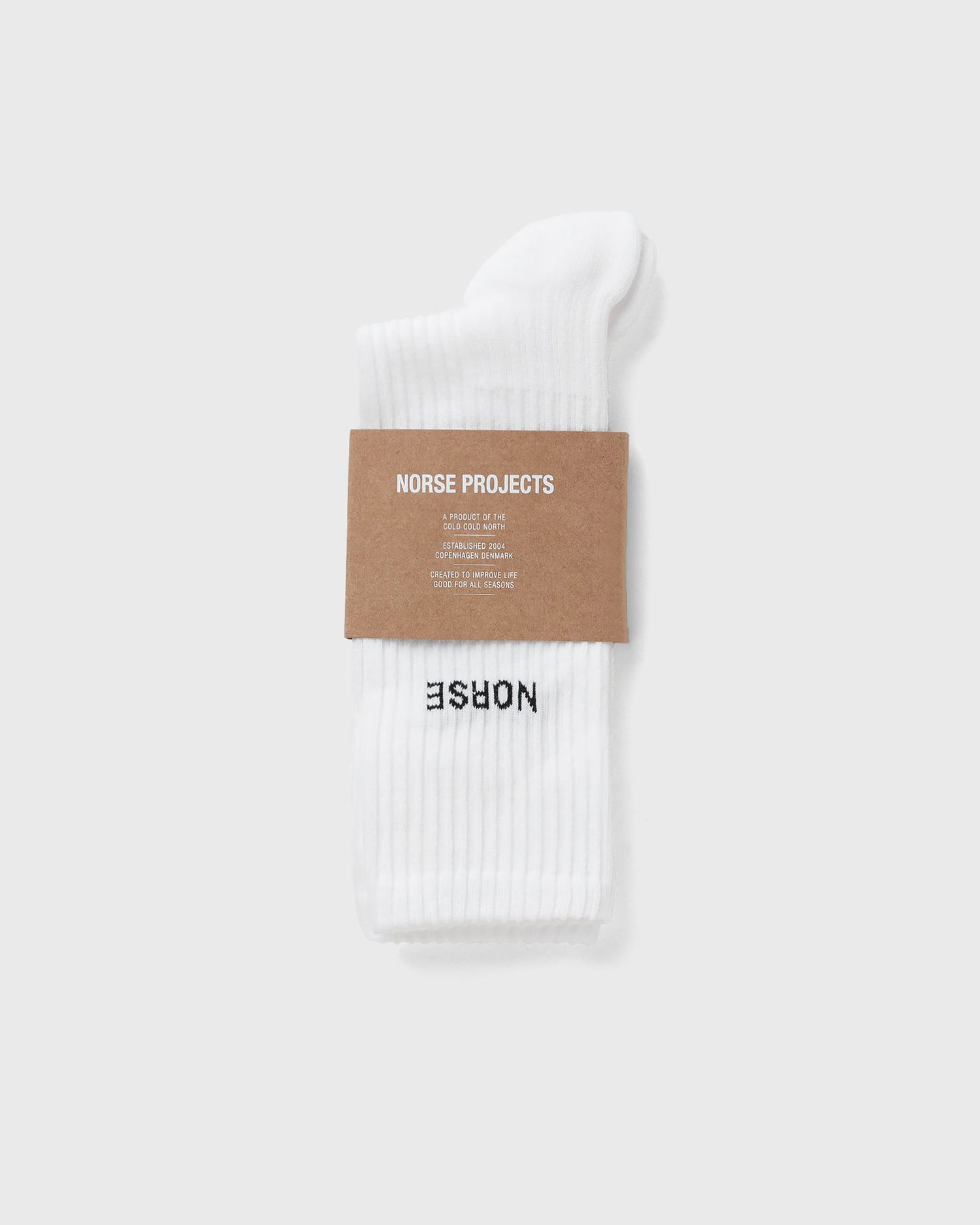 Ponožky NORSE PROJECTS Bjarki Logo Socks Biela | 5711610159761, 0