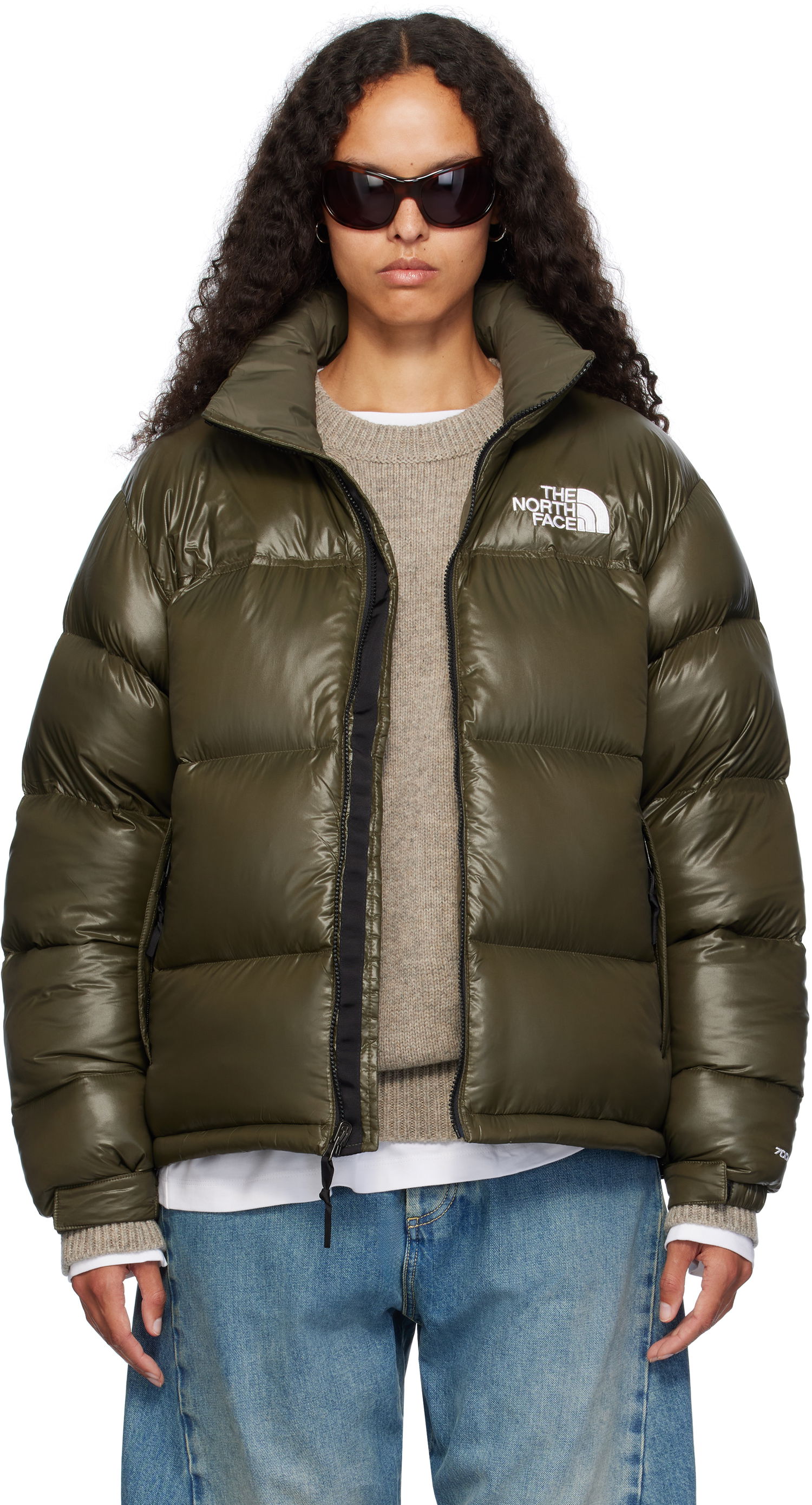 Prešívaná bunda The North Face 1996 Retro Shine Nuptse Down Jacket Zelené | NF0A3C8D39B, 0
