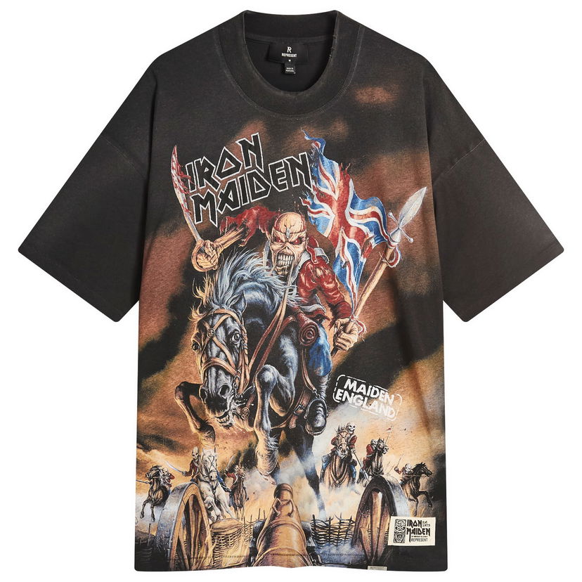 Tričko Represent Clo Iron Maiden Steed Graphic Tee Čierna | MLM100581-04