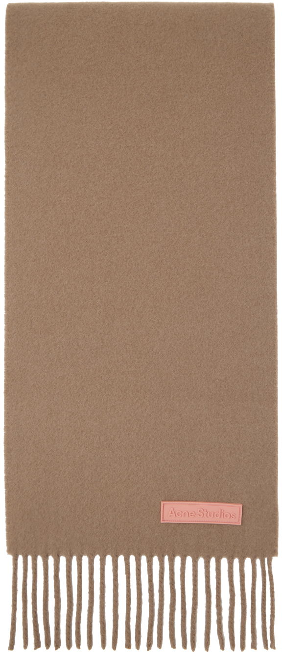 Šál Acne Studios Narrow Fringe Scarf Hnedá | CA0281-, 0