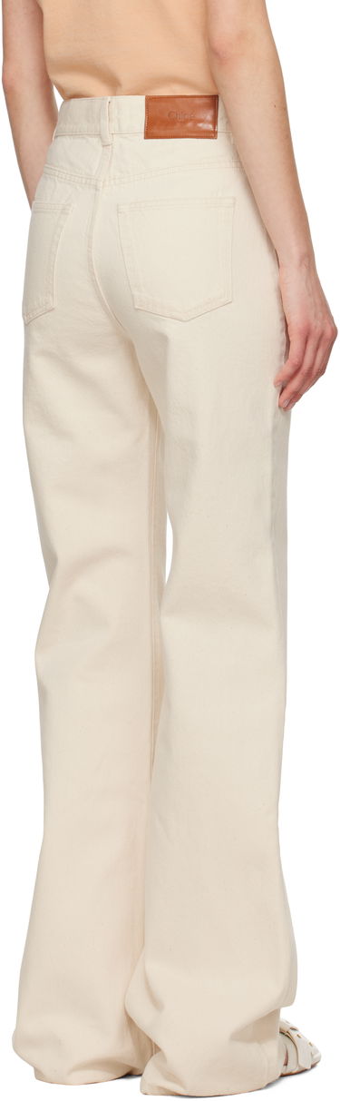Džínsy CHLOÉ Chloé High-Rise Flare Jeans Béžová | CH25UDP03251, 2