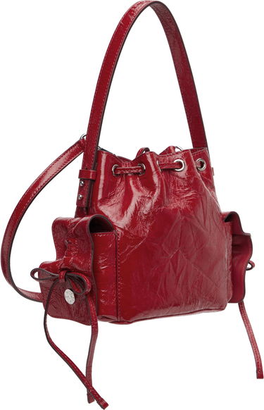 Kabelka Acne Studios Acne Studios Multipocket Mini Bucket Bag Červená | A10467-, 2