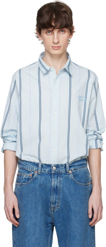 Košeľa MAISON KITSUNÉ Maison Kitsuné Relaxed Shirt Modrá | MM00403WC5029, 0