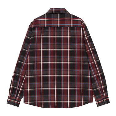 Košeľa Carhartt WIP Long Sleeve Plaid Shirt Červená | I033820_9, 3