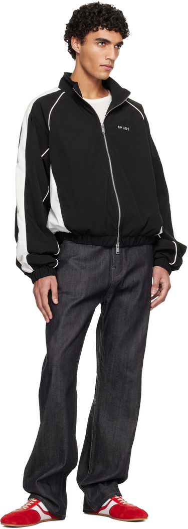 Bunda Rhude Ramona Piping Track Jacket Čierna | RHFW25JA02041, 3