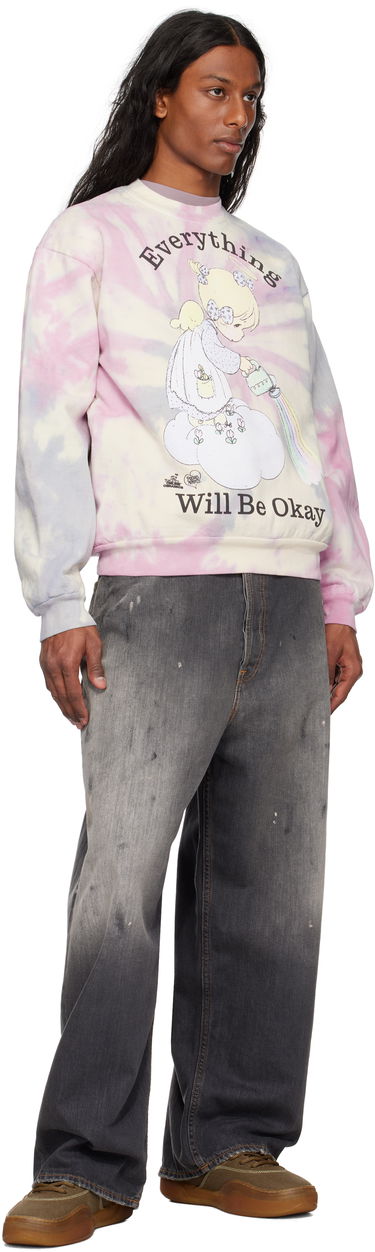 Sveter Online Ceramics Online Ceramics Precious Moments 'Everything Will Be Okay' Tie-Dye Sweatshirt Rôznofarebný | Everything Tie-Dye Sweatshirt, 3