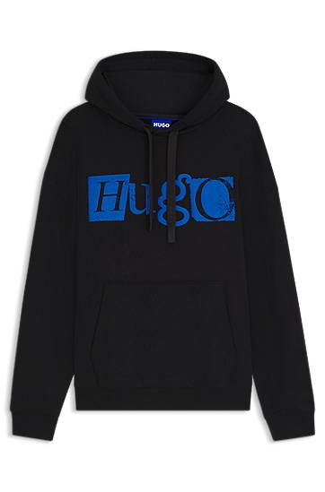 Mikina BOSS HUGO Diraggy Puff Print Hoodie Čierna | 50542796