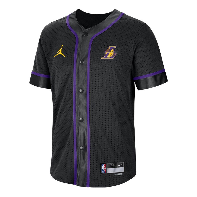 Dres Jordan Los Angeles Lakers Statement Edition Baseball Jersey Čierna | DR2407-010